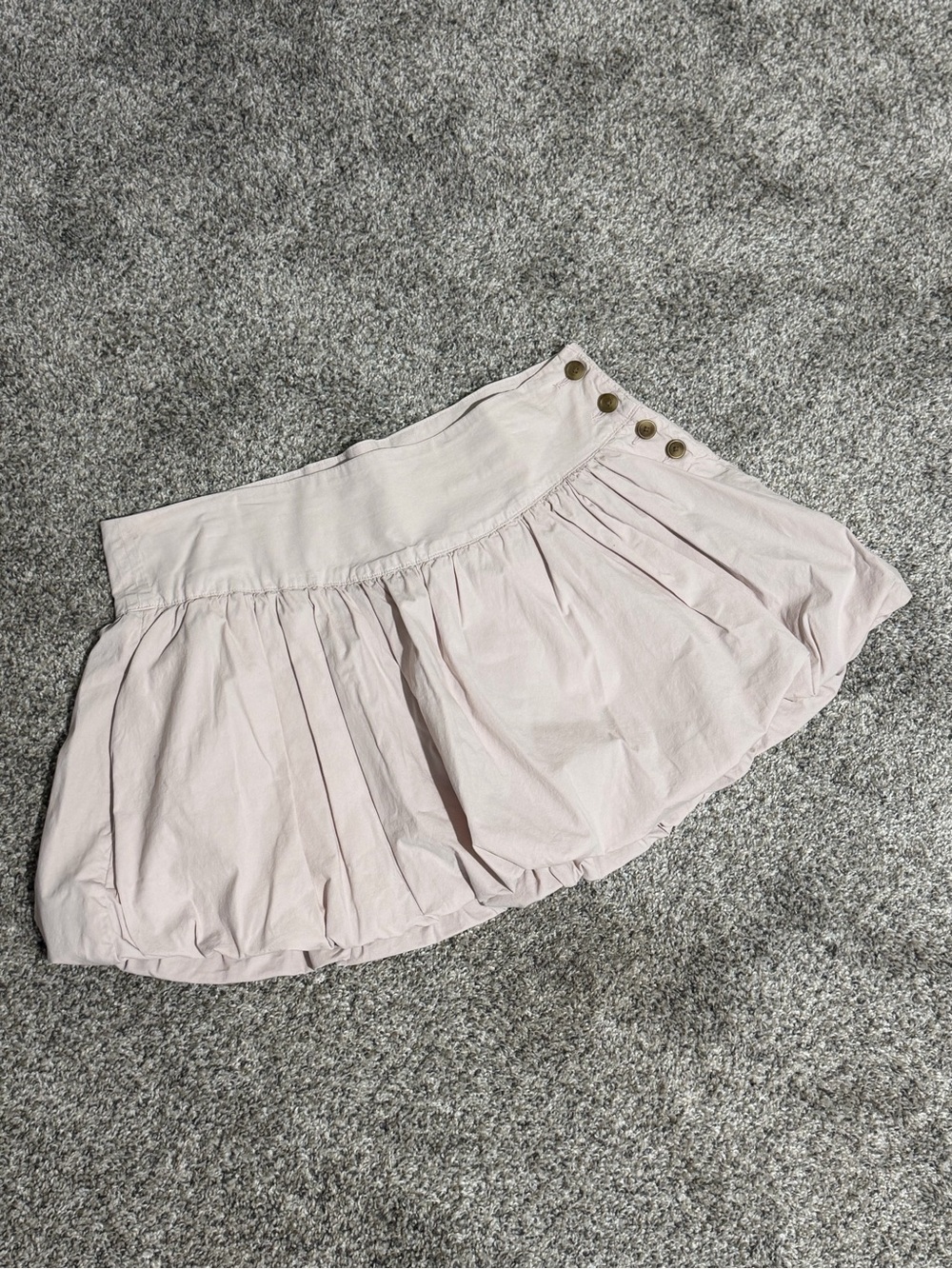 American Eagle Outfitters Pleated Bubble Mini Skort- Pale Pink